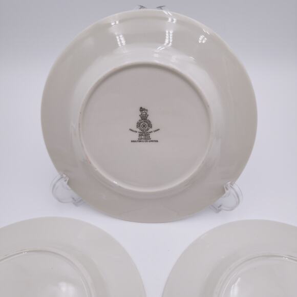 Set of 3 Royal Doulton Galaxy TC1038 Bread Plate China Blue White - Picture 6 of 10